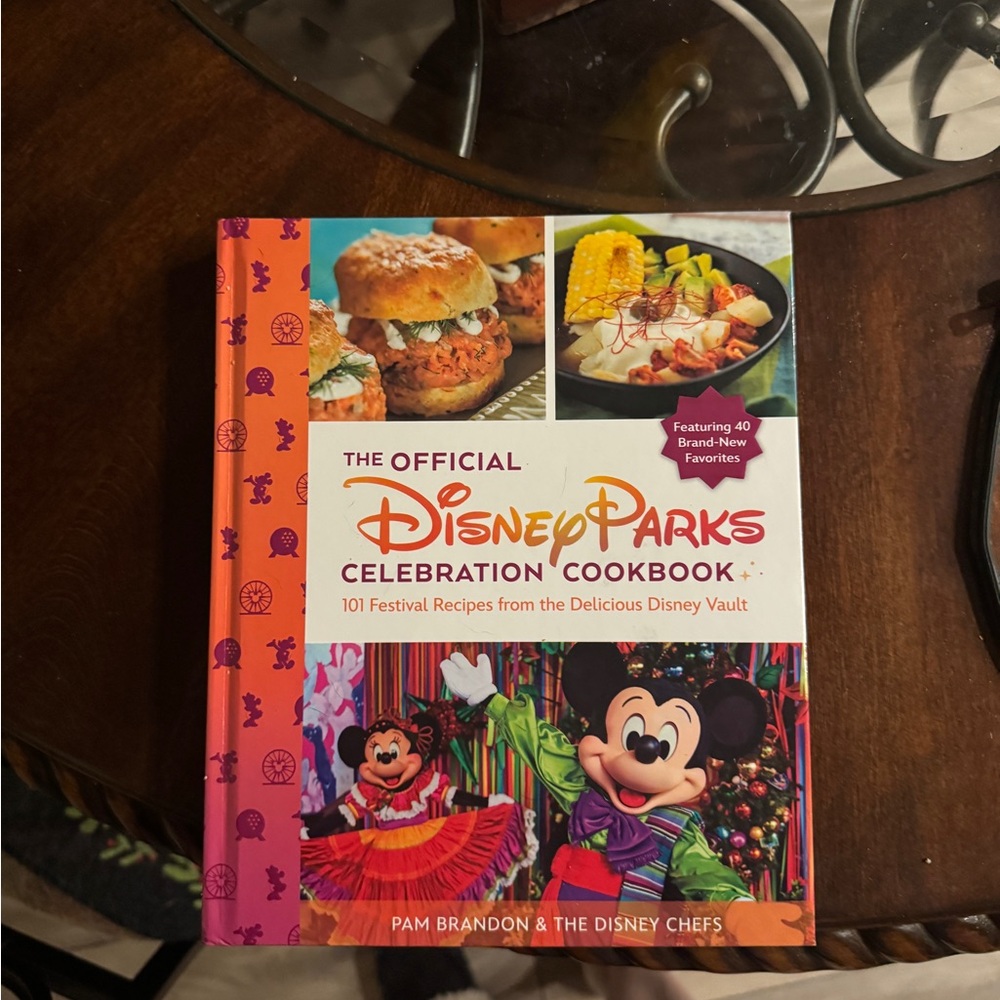 Disney Red and Orange Kitchen Cookbook
